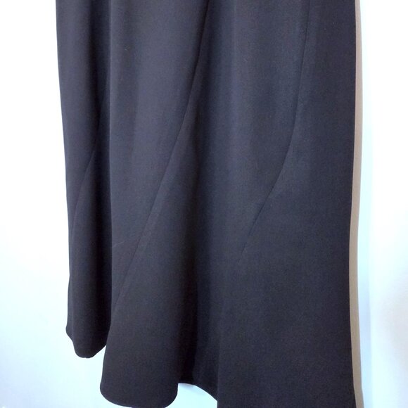 Liz Claiborne Black Dress with Bias Cut Size 10P - Picture 4 of 4